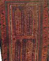 BEBELUTSCH,PERSIEN CA.204 X 126 CM. EHZ.4 WOLLE-WOLLE CA.70 JAHRE