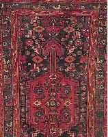MALAYER,PERSIEN CA.200 X 108 CM. EHZ.4 FLOR WOLLE CA.60 JAHRE.