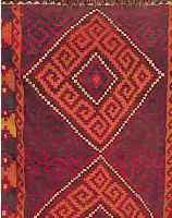 KELIM,AFGAHNISTAN CA.276 X 192 CM. EHZ.3 WOLLE-WOLLE CA.40 JAHRE.