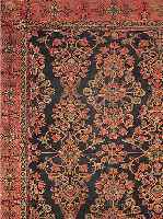 MAHAL,PERSIEN CA 362 X 278 CM. FLOR WOLLE.UM 1900.EHZ 4.
