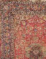 NADJAFABAD CA.430 X 416 CM. EHZ.4 FLOR WOLLE CA.60 JAHRE.