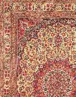 MUD,PERSIEN CA.400 X 288 CM. EHZ.3-4 FLOR WOLLE CA.40 JAHRE.