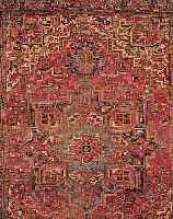 HERITZ,PERSIEN CA.350 X 261 CM. EHZ.3-4 FLOR WOLLE UM 1940