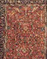 HERITZ,PERSIEN CA.316 X 223 CM. EHZ.4 FLOR WOLLE UM 1935.