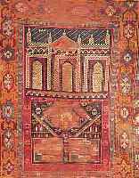 ANATOL,TüRKEI CA.103 X 78 CM. EHZ.5 WOLLE-WOLLE DATIERT 1899.
