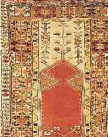 MILAS,TüRKEI CA.220 X 124 CM. EHZ.3 WOLLE-WOLLE CA.40 JAHRE.