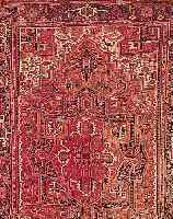 HERITZ,PERSIEN CA.359 X 246 CM. EHZ.3 FLOR WOLLE UM 1940.