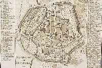 KONVOLUT VON 5 BLATT, MIT KUPFERSTICHEN V. GöTTINGEN AUS GEOGR. INSTITUT WEIMAR, CA. 1818 (SELTEN): 1.) GRUNDRISS VON GöTTINGEN MIT 2 ...