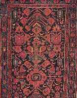 MALAYER,PERSIEN CA.176 X 104 CM. EHZ.4 FLOR WOLLE UM 1930.