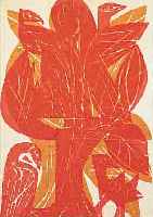 GRIESHABER, HAP, CARMINA BURANA, NOTENSCHRIFT DES KOMPONISTEN ILLUSTRIERT MIT 12 FARBHOLZSCHNITTEN VON GRIESHABER, ...