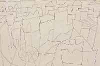 BARGHEER, EDUARD, 1901 FINKENWERDER-1979 HAMBURG, GARTEN AUF ISCHIA, BLEISTIFT AUF PAPIER, CA. 18 X 23,5 ...
