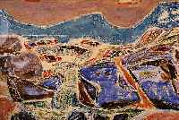 HOPF, EDUARD KASPER, 1901 HANAU-1973 HAMBURG, LANDSCHAFT AUF DEN LOFOTEN, PASTELL AUF PAPIER, RE. U. SIGN., CA. 49 X 70 CM, PP, U.GLR.