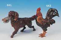 WIENER BRONZE, NACH 1950, 8 X 13 CM, JAGDHUND MIT ENTE