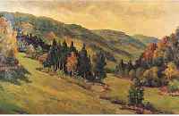 PALUSY, VIKTOR, LANDSCHAFTSDARSTELLUNG, ÖL/LWD, CA. 60 X 80 CM, EINE DRUCKSTELLE
