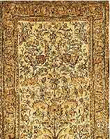 GHOM,PERSIEN CA.207 X 136 CM. EHZ.2-3 FLOR WOLLE MIT SEIDE CA.50 JAHRE.