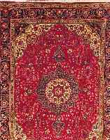 TäBRIZ,PERSIEN CA.295 X 208 CM. EHZ.2-3 FLOR WOLLE CA. 40 JAHRE.