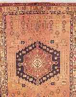 SIRJAN,PERSIEN CA.220 X 155 CM. EHZ.3 FLOR WOLLE CA.40 JAHRE.