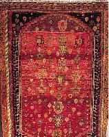 KHORAMABAD,PERSIEN CA.182 X 122 CM. EHZ.3 WOLLE-WOLLE UM 1940.