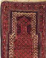 BELUTSCH,PERSIEN CA.130 X 80 CM. EHZ.3 WOLLE-WOLLE CA.40 JAHRE.