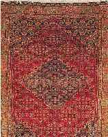 BIDJAR,PERSIEN CA.145 X 110 CM. EHZ.2-3 CA.40 JAHRE FLOR WOLLE.