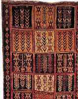 GHASCHGAI,PERSIEN CA.189 X 95 CM. EHZ.3 WOLLE-WOLLE UM 1940.