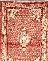 SAROGH-MIR,PERSIEN CA.164 X 109 CM. EHZ.3 FLOR WOLLE CA. 40 JAHRE.