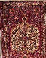 BACHTIAR,PERSIEN CA.203 X 135 CM. EHZ.3 FLOR WOLLE UM 1950.