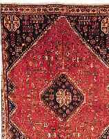 GHASCHGAI,PERSIEN CA.246 X 189 CM. EHZ.3 WOLLE-WOLLE CA.30 JAHRE.
