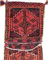 KORDI-TASCH,PERSIEN CA.97 X 45 CM. EHZ.3 WOLLE-WOLLE CA. 40 JAHRE.