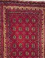 BELUTSCH,PERSIEN CA.209 X 111 CM. EHZ.3 FLOR WOLLE UM 1950.