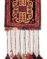 ABADEH-TASCHE,PERSIEN CA.34 X 32 CM. EHZ.3 WOLLE-WOLLE UM 1950.