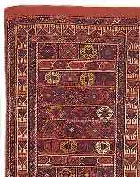 GHASCHGAI-TASCHE SUSANI,PERSIEN CA.97 X 66 CM. EHZ.2 WOLLE-WOLLE UM 1950.