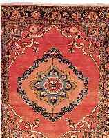 LILIAN,PERSIEN CA.187 X 154 CM. EHZ.3 FLOR WOLLE UM 1950.