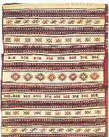 GETREIDESACK,PERSIEN CA.96 X 69 CM. EHZ.2-3 WOLLE-WOLLE UM 1940.