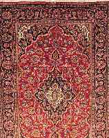 KESCHAN,PERSIEN CA.214 X 135 CM. EHZ.3 FLOR WOLLE CA.30 JAHRE.