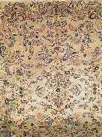 KESCHAN SIGN,PERSIEN CA.398 X 311 CM. EHZ.3-4 FLOR WOLLE UM 1940.