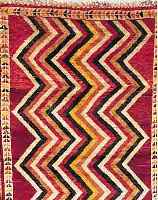 GABBEH,PERSIEN CA.184 X 106 CM. EHZ.3 WOLLE-WOLLE CA. 40 JAHRE.