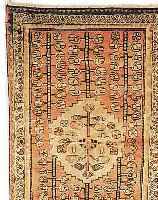BROJAN,PERSIEN CA.187 X 117 CM. EHZ.3 FLOR WOLLE UM 1950.