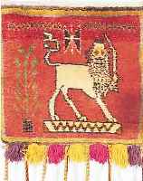 GHASCHGAI-TASCHE,PERSIEN CA.31 X 28 CM. EHZ.2 WOLLE-WOLLE CA. 40 JAHRE.