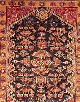 ARMANIBAFT,PERSIEN CA.285 X 208 CM. EHZ.3 UM 1950. FLOR WOLLE.