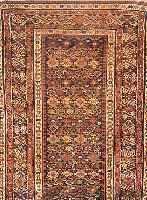 SCHIRWAN,RUSSLAND CA.195 X 125 CM. EHZ.4 WOLLE-WOLLE UM 1900.