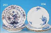 DREI TELLER, MEISSEN, UM 1890, , PORZELLAN, D. 25/21.5 CM