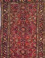 ENDJILAS,PERSIEN CA.295 X 160 CM. EHZ.3 FLOR WOLLE CA.40 JAHRE,