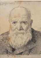 THOMA, HANS, 1839-1924, SELBSTBILDNIS IM ALTER VON 80 JAHREN, RADIERUNG, HANDSIGNIERT, DAT. 1919, CA. 19 X 17 CM, PP