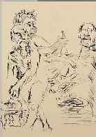 KOKOSCHKA, OSKAR, 1886-1980, DAS WEIHRAUCHOPFER, RADIERUNG VON 1969, HANDSIGNIERT, CA., 26,2 X 20,3 CM, WVZ ...