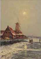 REUTER, HELMUT, GEB. 1913 DüSSELDORF, SCHüLER DER AKADEMIE DüSSELDORF UND SEINES VATERS WILHELM R., VERSCHNEITE UND VEREISTE ...