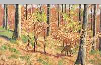 VON GROOTE, O., DüSSELDORFER MALER, DATIERT (19)38, IM VORFRüHLING (SO AUF DEM KEIL- RAHMEN BETITELT), ÖL/LWD, LI. U. SIGN. UND DAT., CA. ...