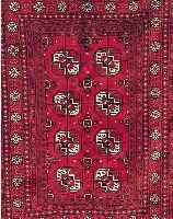 DOLAFABAD,AFGAHNISTAN CA.187 X 136 CM. EHZ.2-3 WOLLE-WOLLE CA. 30 JAHRE.