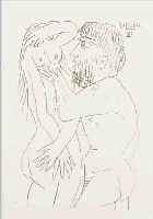 PICASSO, PABLO, 1881-1973, LE GOUT DE BONHEUR, LITHOGRAPHIE, HANDPRESSENDRUCK AUF BüTTEN UNTER AUFSICHT ...
