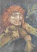 FUCHS, ERNST, PROF., GEB. 1930 WIEN, VOGELFRESSER, FARBRADIERUNG, HANDSIGNIERT, NUM. 52/99, EDITION HUBER WIEN 1976, WVZ NR. 264 ...